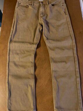 Vintage 90s Weatherproof lined khaki pants 34x32